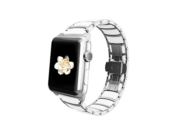 Monowear silver ceramic band - Apple Watch
