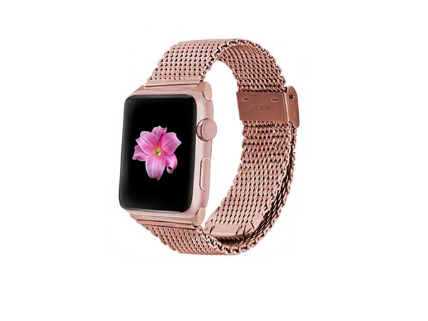Monowear silver mesh band - Apple Watch