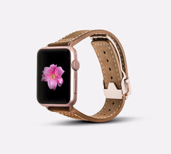 Leather Deployant Band - Apple Watch Monowear