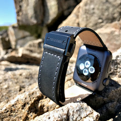 Leather Deployant Band - Apple Watch Monowear