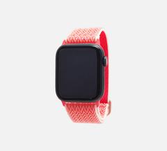 monowear apple watch band nylon infinite wave coral