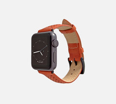 monowear apple watch perforated leather band