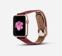 Leather Deployant Band - Apple Watch Monowear