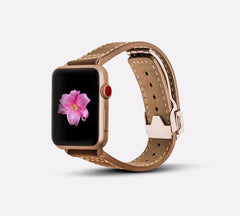 Leather Deployant Band - Apple Watch Monowear